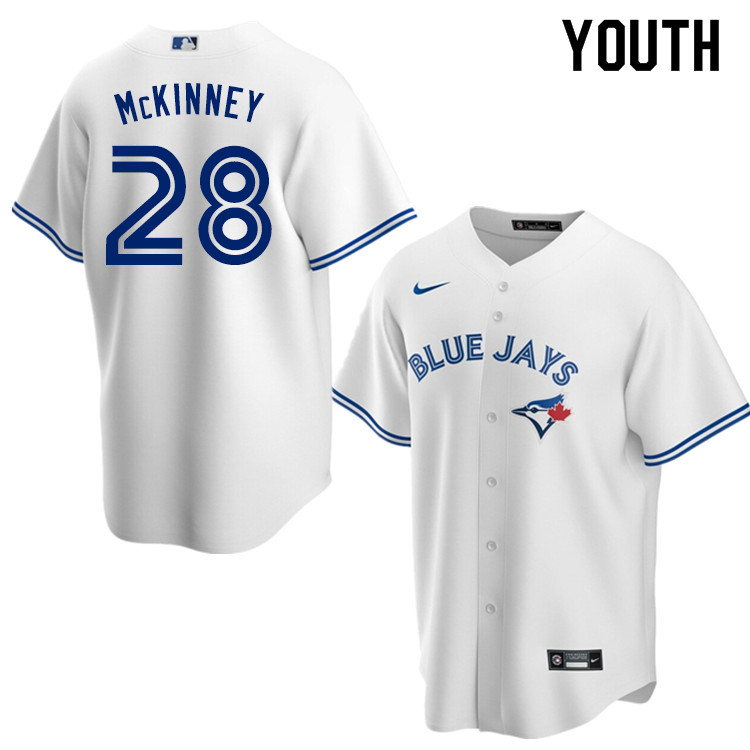 Nike Youth #28 Billy McKinney Toronto Blue Jays Baseball Jerseys Sale-White